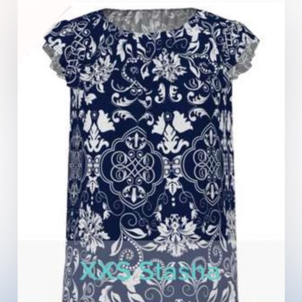 Lularoe NWT XXS Paisley Stasha Top💙